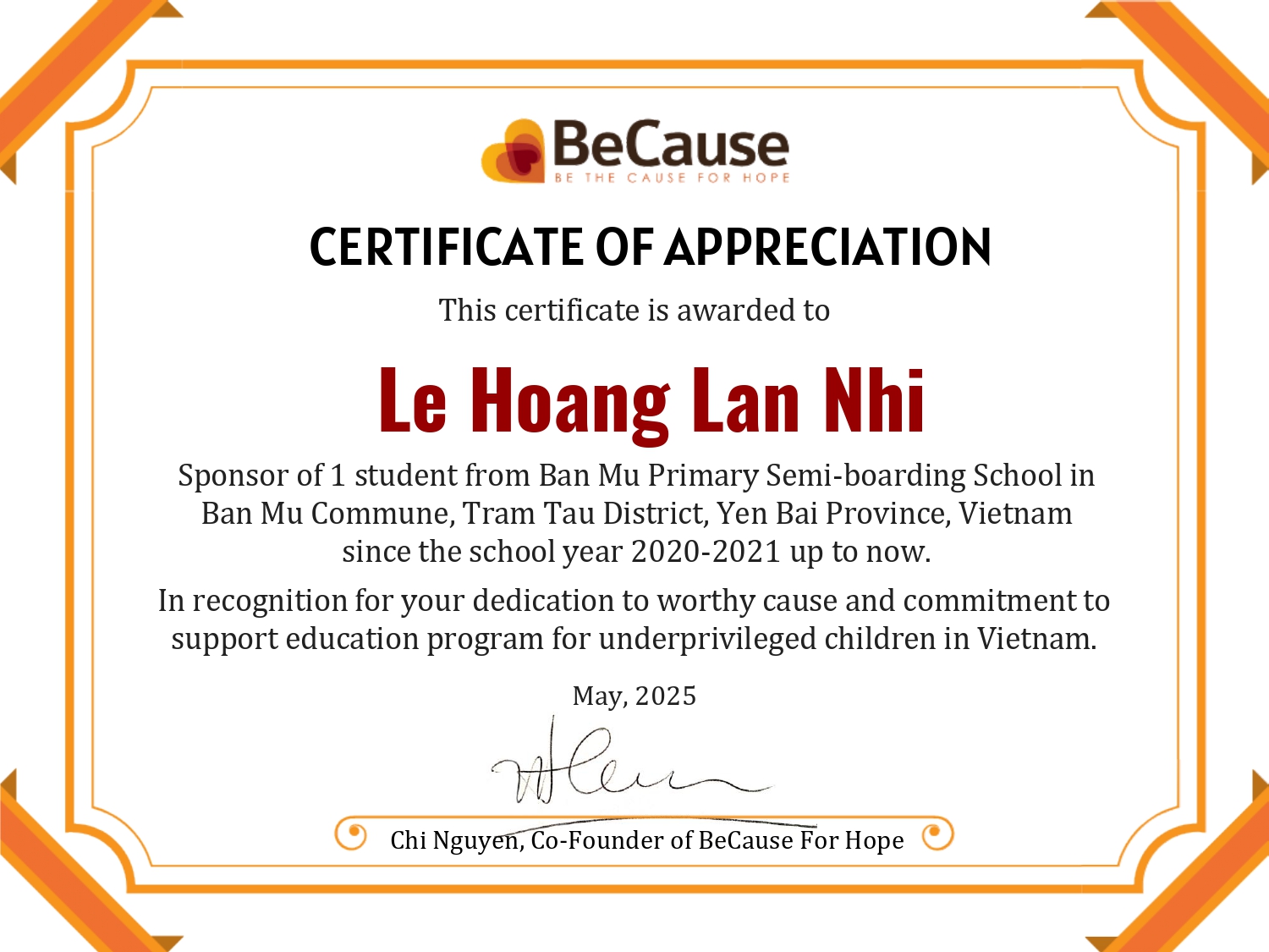 Supporting Children to School Project - Sponsor a Child